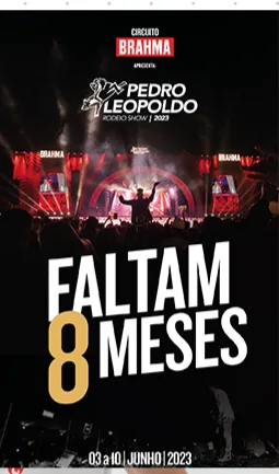 Contagem regressiva do Pedro Leopoldo Rodeio Show