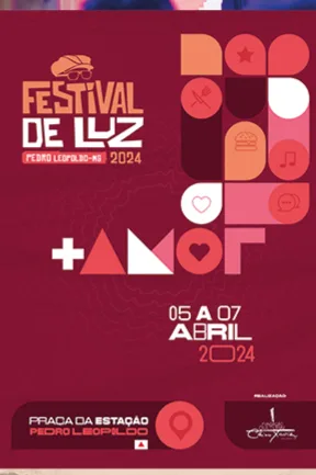 Cartaz do Festival de Luz 2024